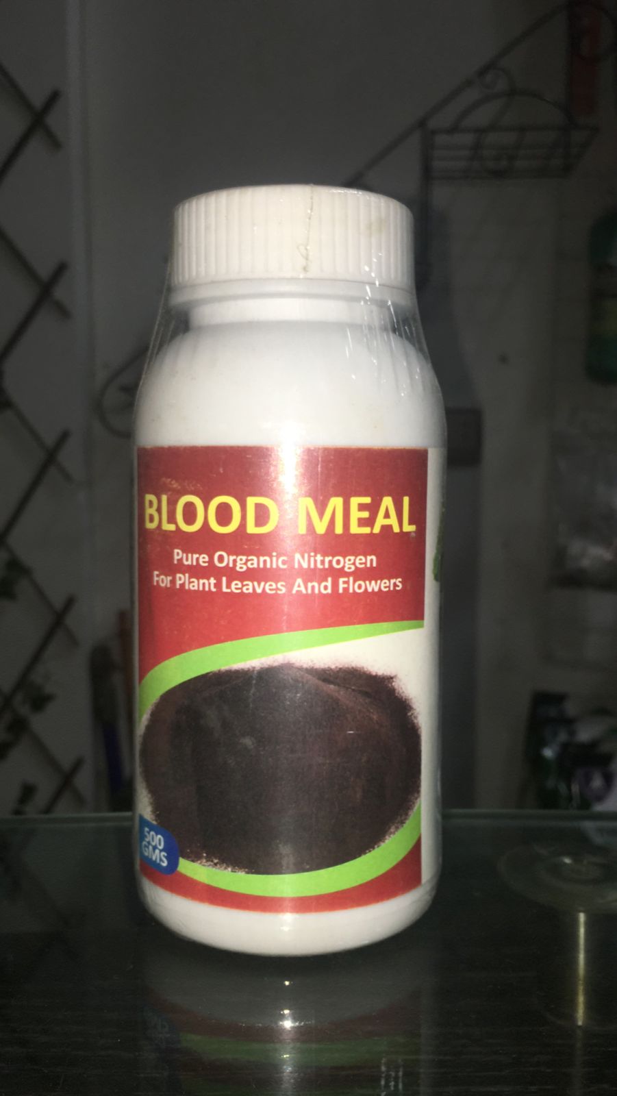 Blood Meal pure Organic Nitrogen for Plant Leaves and Flowers Bottle 500GMS