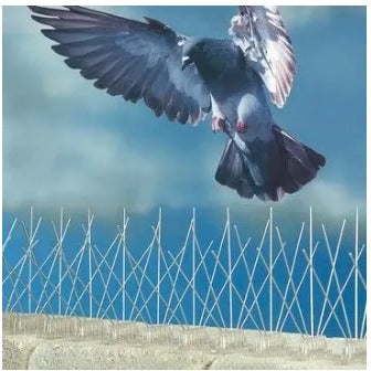 Defender Birds Spikes Fence Wall Anti-Bird Pigeon Protector Repeller Deterrent